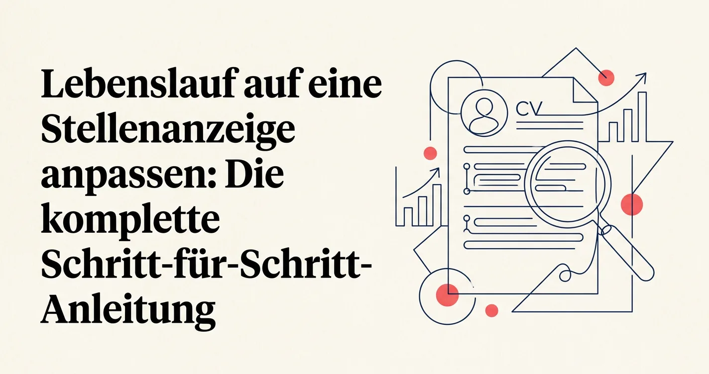 Wie man den Lebenslauf auf eine Stellenanzeige anpasst - Eine Schritt-fur-Schritt-Anleitung
