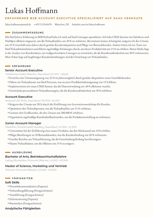 Amber Trace - Account Manager