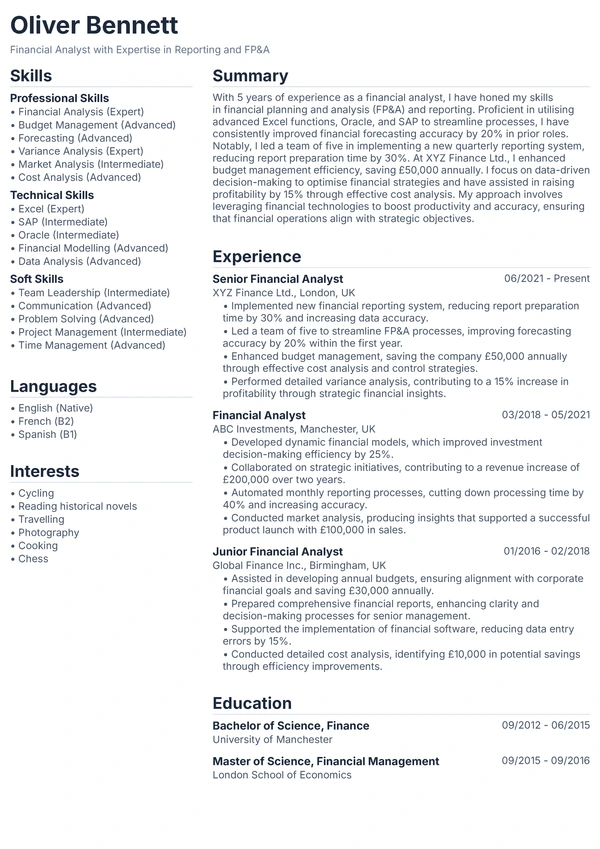 Classic Traditional - Accountant