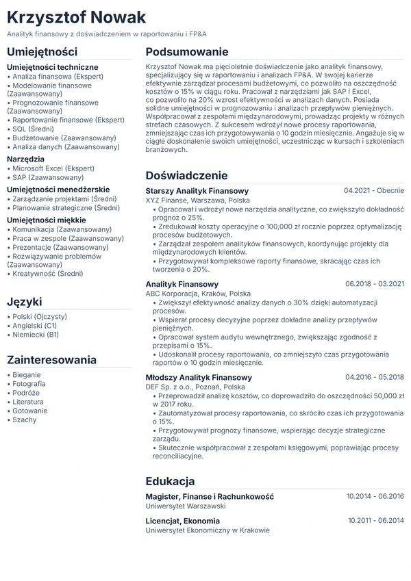 Klasyczny - Księgowy