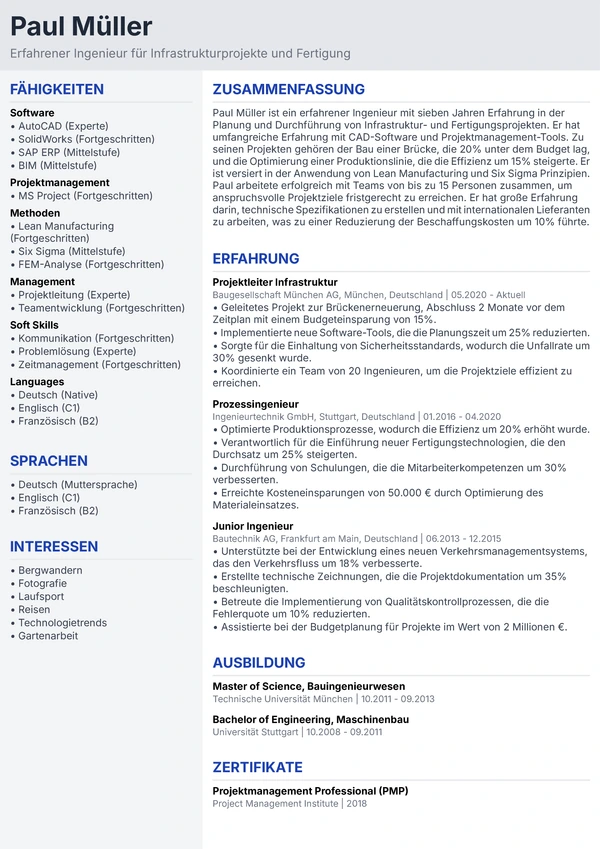 Standard Professional - Bauingenieur