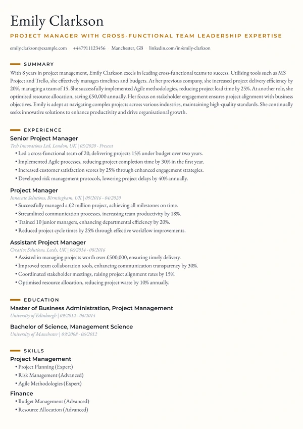 Amber Trace - Consultant