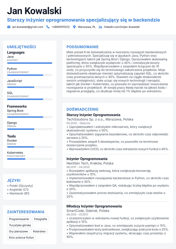 Techniczny - Inżynier DevOps