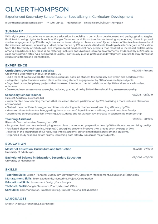 Simple Border - Educator