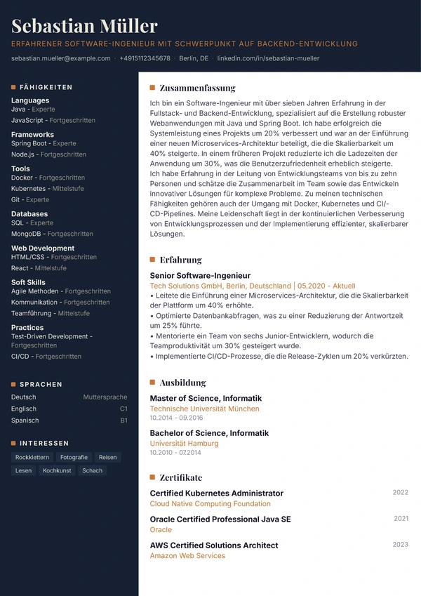 Meridian - Frontend-Entwickler
