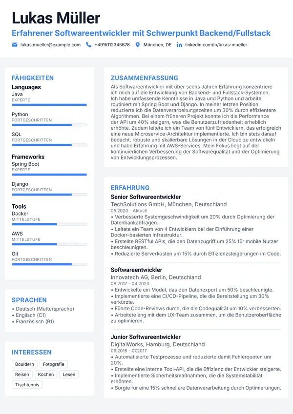 Tech Grid - Fullstack-Entwickler