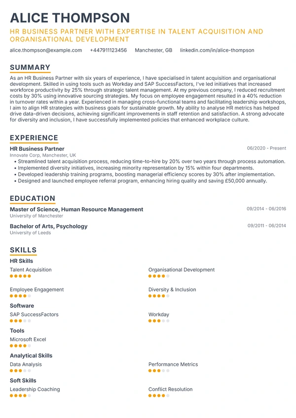 Elegant Executive - HR Director