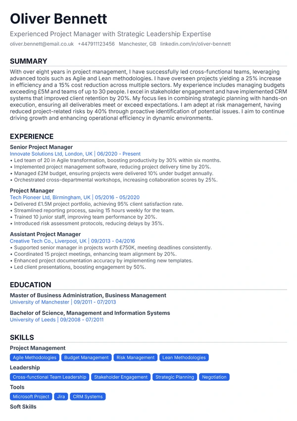 One Column Basic - Intern