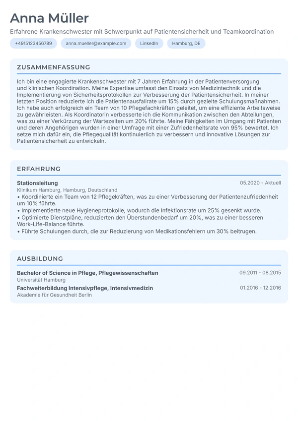 Soft Care - Krankenpfleger/in