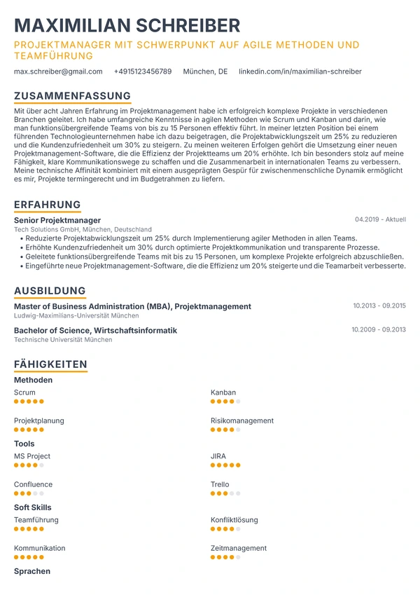 Elegant Executive - Projektdirektor