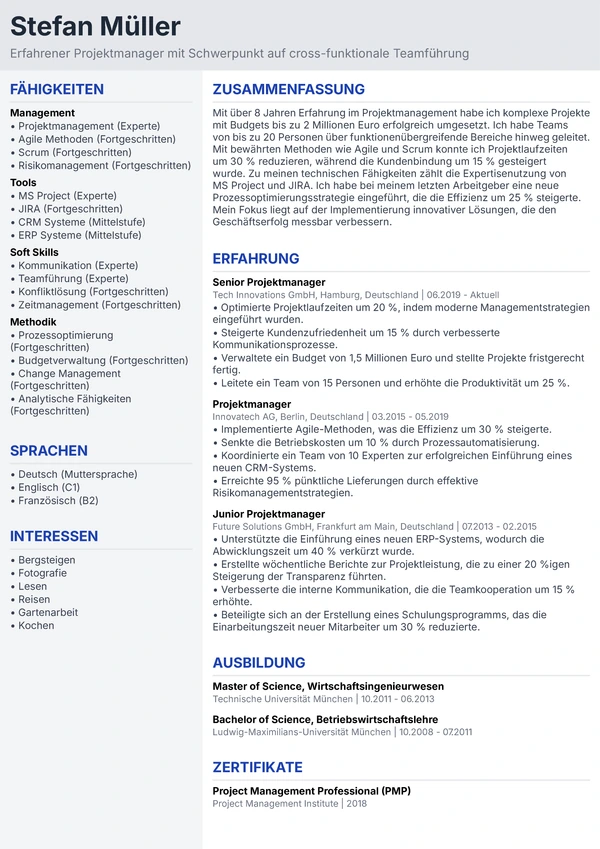 Standard Professional - Projektmanager