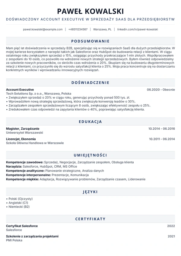Bold Pro - Przedstawiciel Handlowy