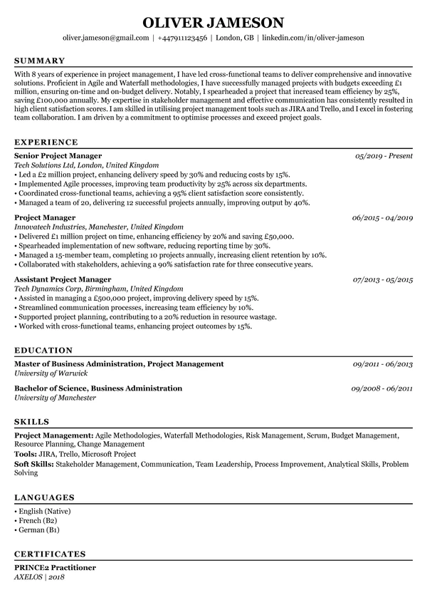 Harvard Classic - Senior Consultant