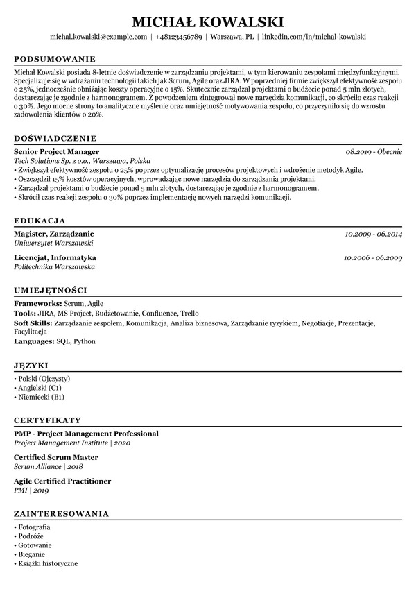 Harvard Classic - Senior Consultant