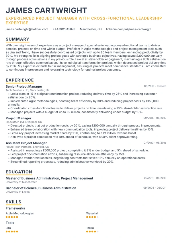 Elegant Executive - Senior Manager