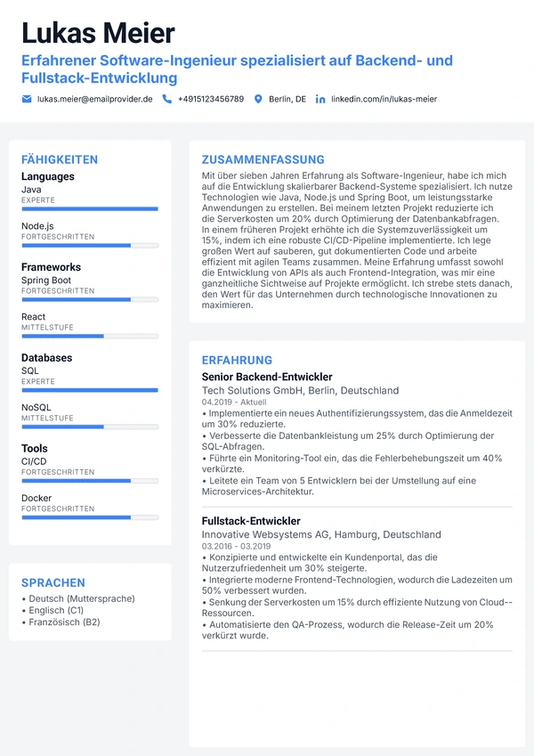 Tech Grid - Software-Ingenieur