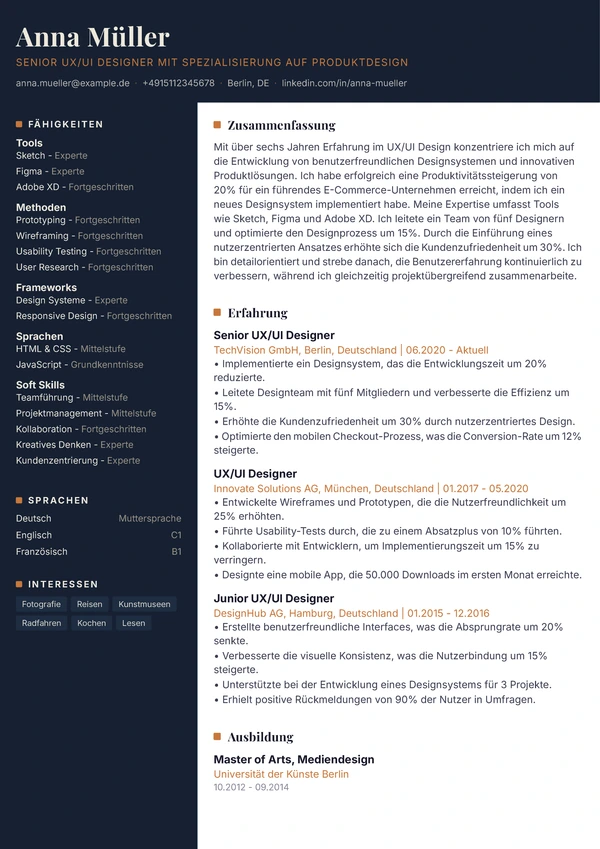 Meridian - UX/UI-Designer