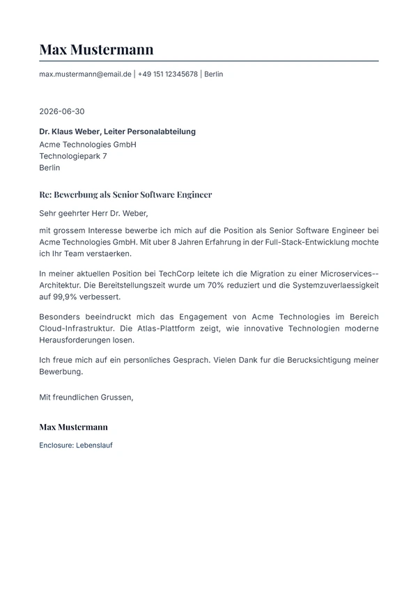 Meridian Letter