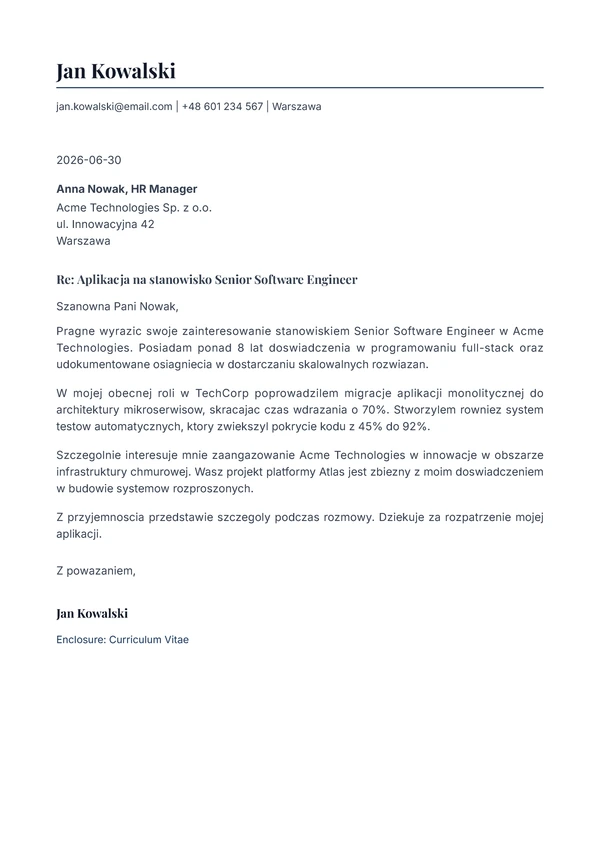 Meridian Letter