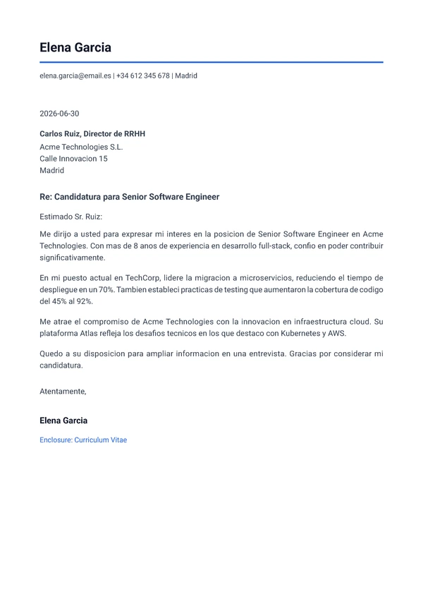 Modern Timeline Letter
