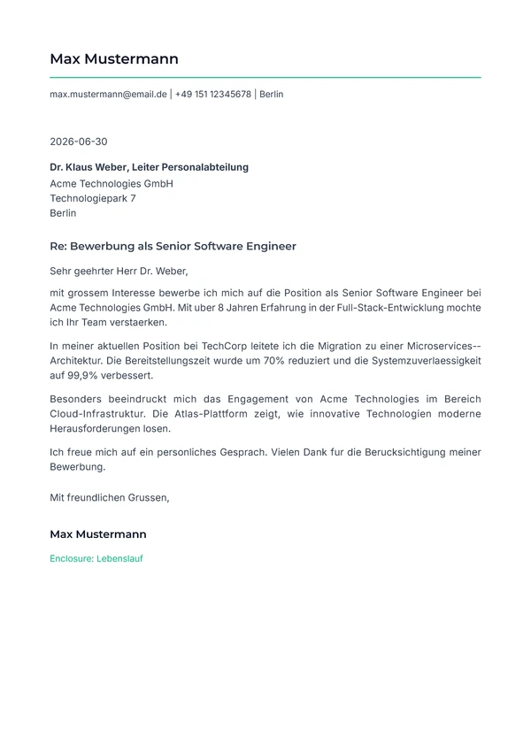 Soft Care Letter