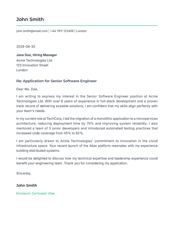 Soft Care Letter