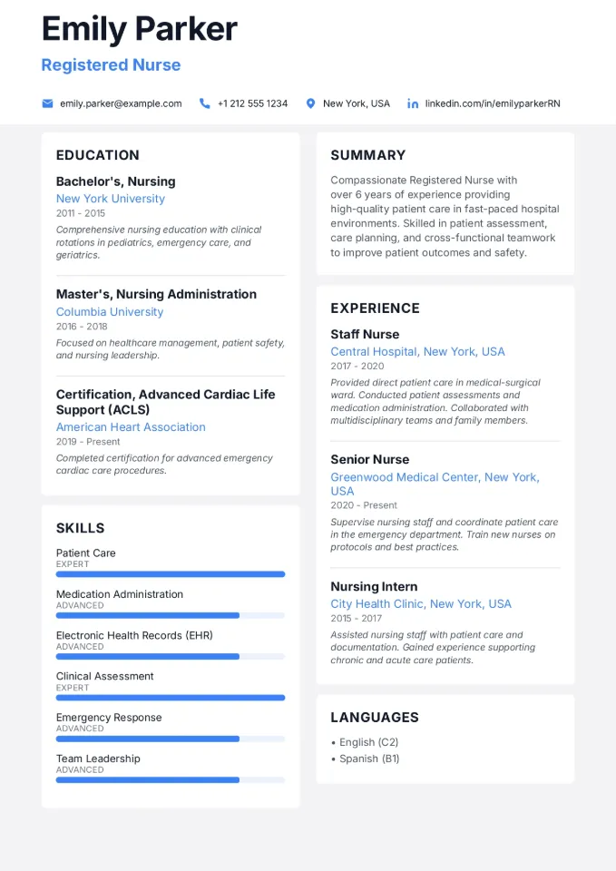 CV Template Preview - Tech Grid